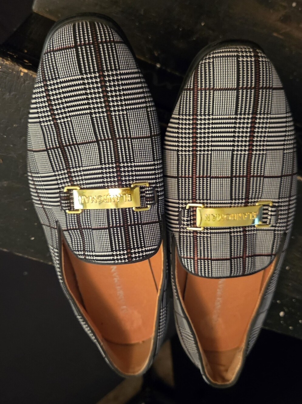Elanroman Plaid Loafers